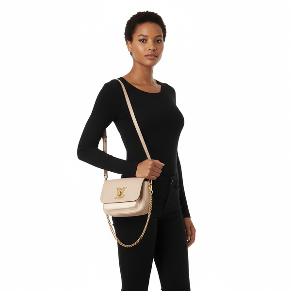 Leather LockMe Tender Greige