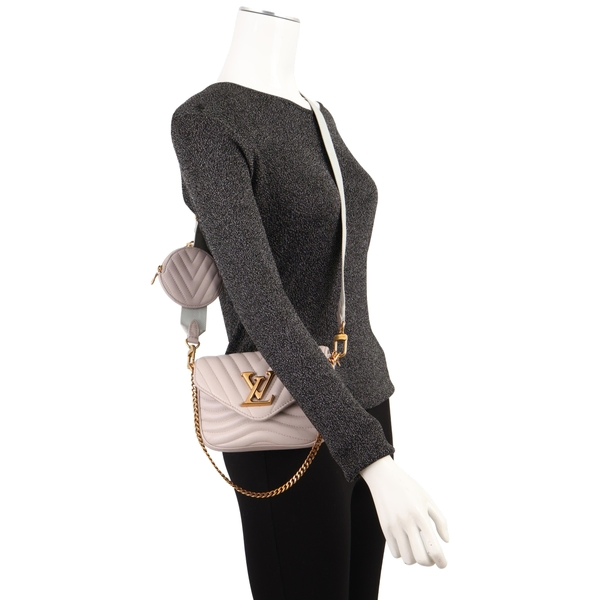 Leather New Wave Multi Pochette Brume