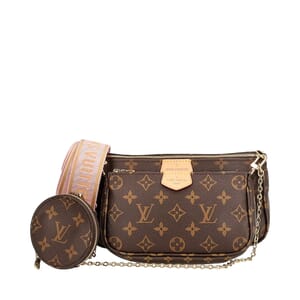 LOUIS VUITTON Monogram Multi Pochette Accessoires Rose Clair | Luxity