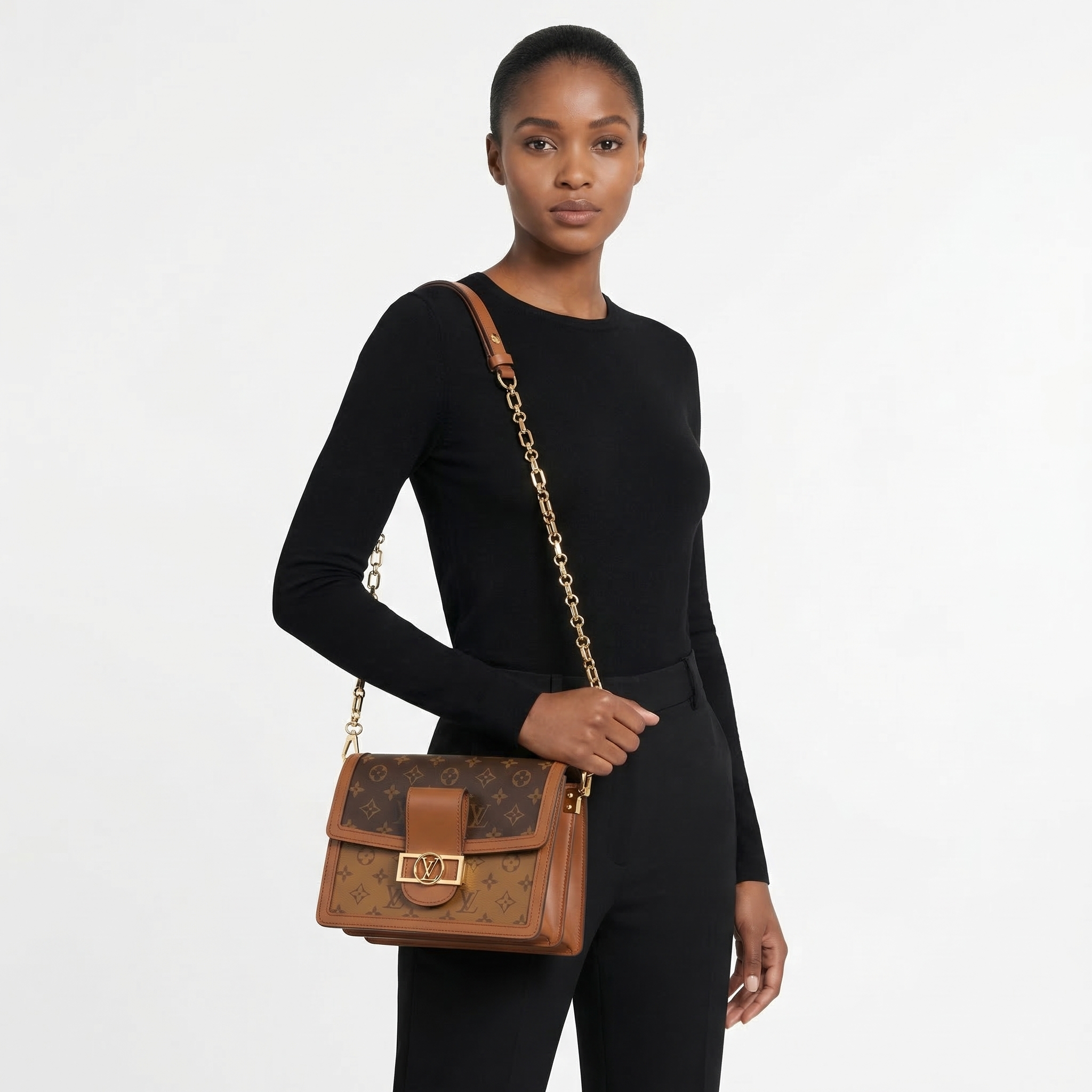 LOUIS VUITTON Reverse Monogram Dauphine MM | Luxity