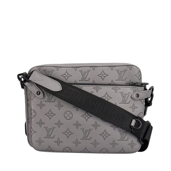 LOUIS VUITTON Monogram Shadow Trio Messenger Grey | Luxity
