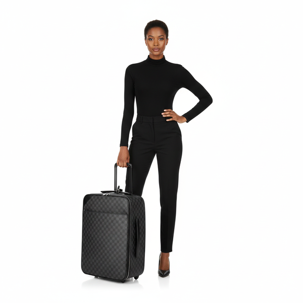 Damier Graphite Pegase Legere 55