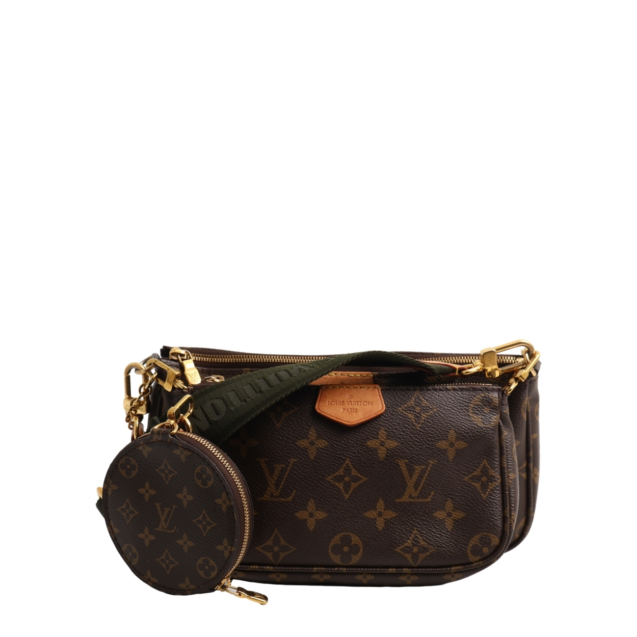 LOUIS VUITTON Monogram Multi Pochette Accessoires Khaki | Luxity
