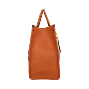 Raffia Monogram OnTheGo Tote MM Tan, view 7