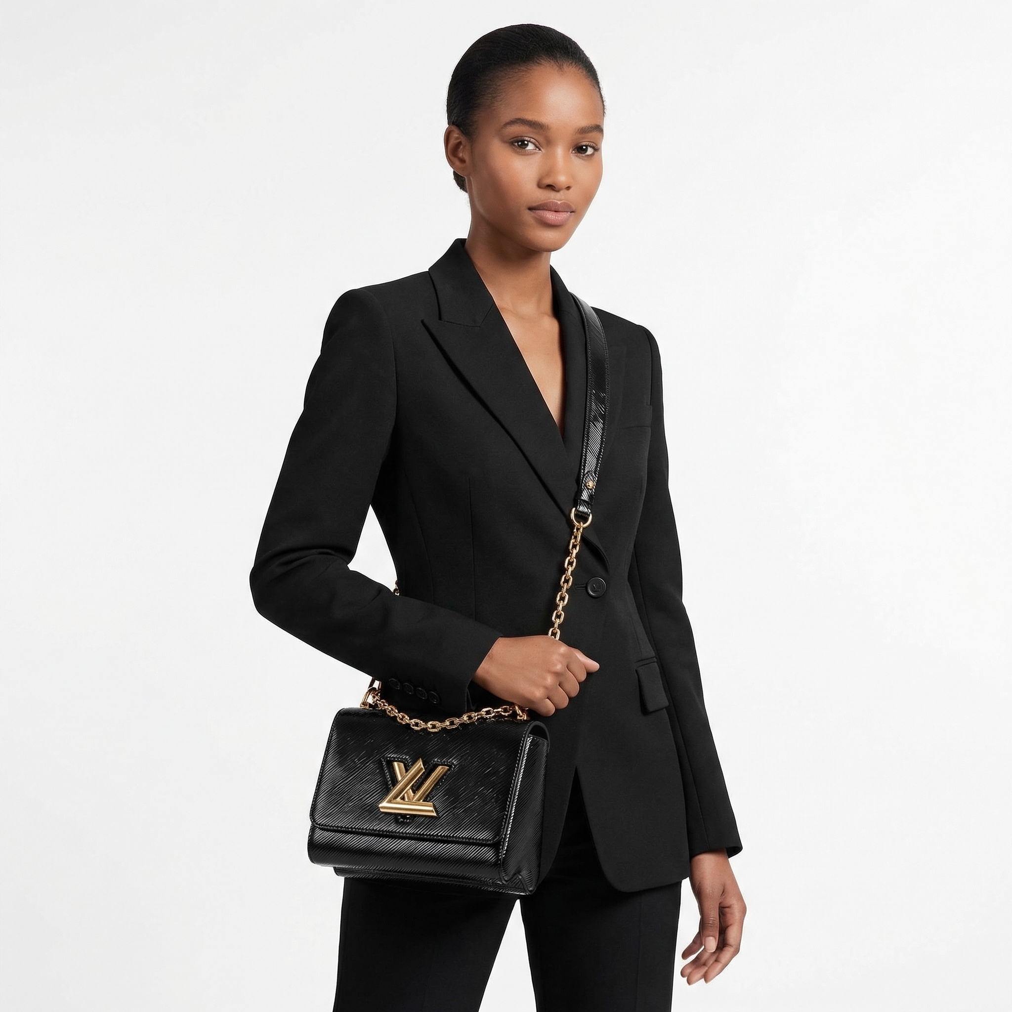 LOUIS VUITTON Electric Epi Twist PM Noir | Luxity