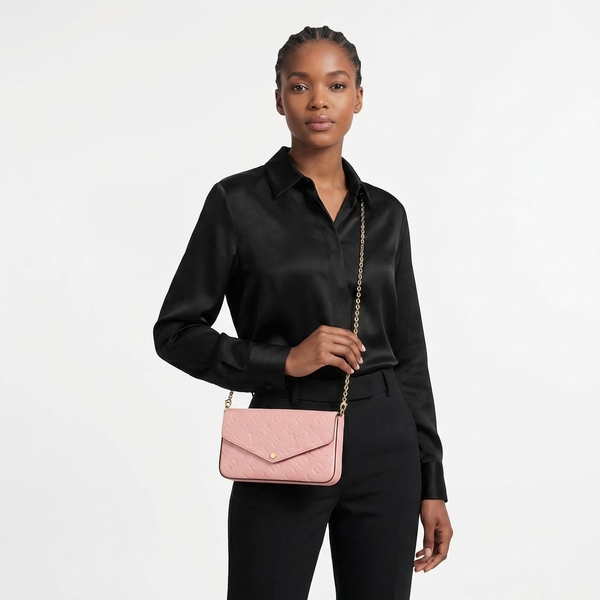 Empreinte Felicie Pochette Rose Ballerine