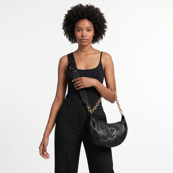 Leather Bubblegram Over The Moon Black