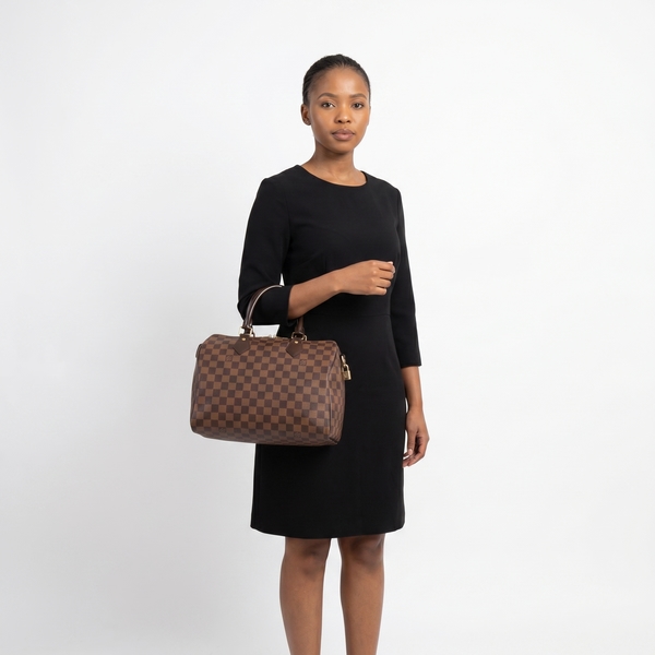 Damier Ebene Speedy Bandouliere 30