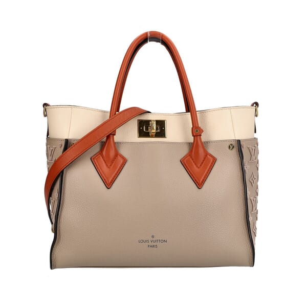 Leather On My Side MM Galet Grey