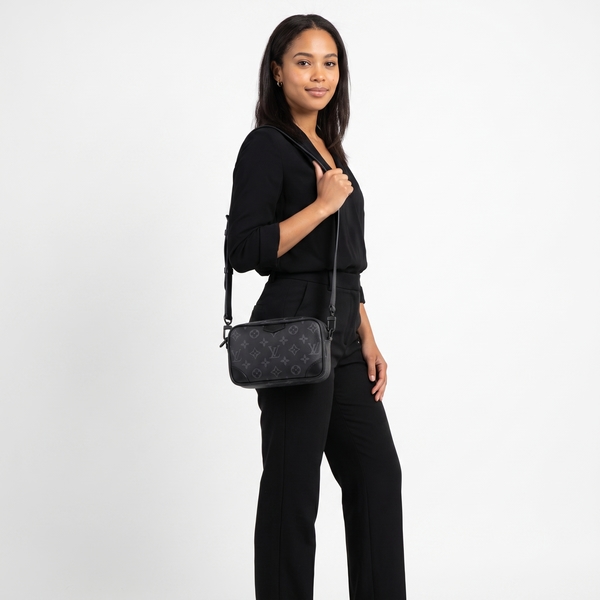 Monogram Eclipse Trocadero Wearable Wallet