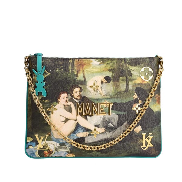 x JEAN KOONS Manet "Luncheon on the Grass" Pochette