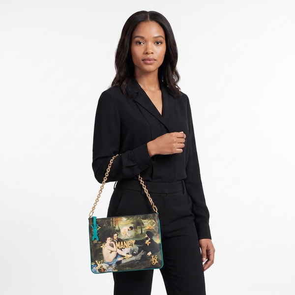 x JEAN KOONS Manet "Luncheon on the Grass" Pochette