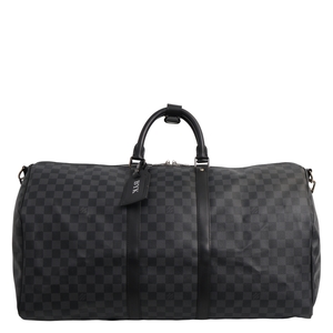 Damier Graphite Keepall Bandouliere 55, view 4