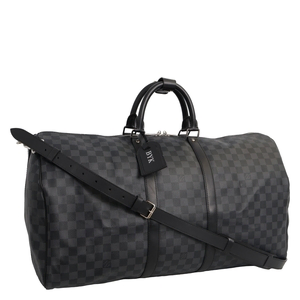 Damier Graphite Keepall Bandouliere 55, view 2