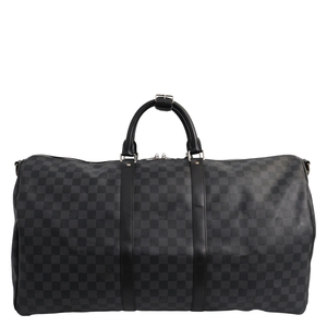 Damier Graphite Keepall Bandouliere 55, view 3