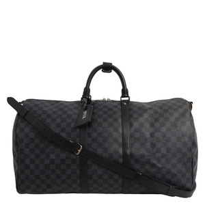 Damier Graphite Keepall Bandouliere 55