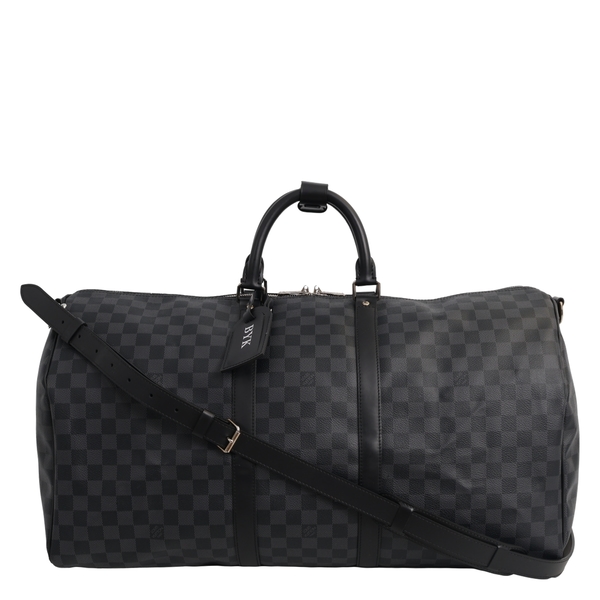Damier Graphite Keepall Bandouliere 55