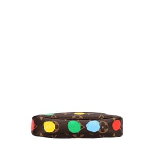 X YAYOI KUSAMA Monogram Painted Dots Pochette, view 6