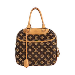 Monogram Tuffetage Deauville Cube Caramel