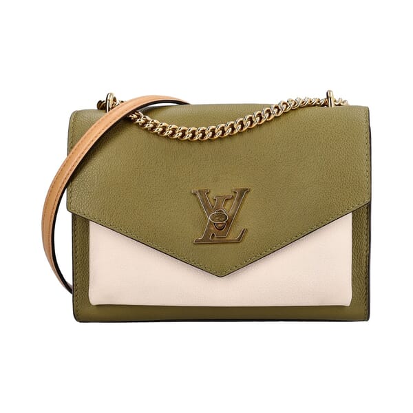 Leather Mylock Me Chain Bag Bicolour