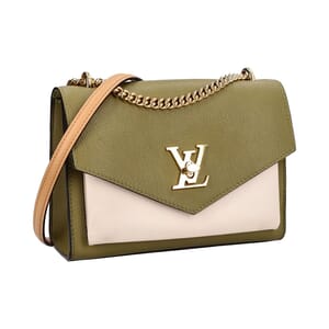Leather Mylock Me Chain Bag Bicolour, view 2