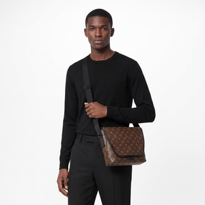 Monogram Macassar Magnetic Messenger, view 9