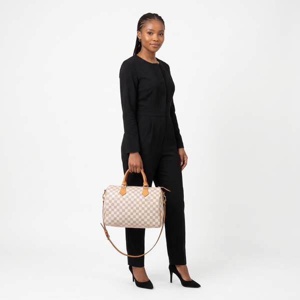 Damier Azur Speedy Bandouliere 30