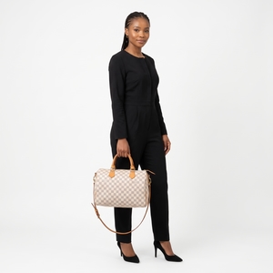Damier Azur Speedy Bandouliere 30, view 9