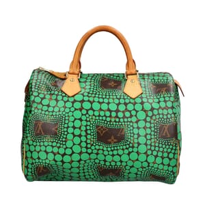 x YAYOI KUSAMA Monogram Speedy 30 Vert, view 4