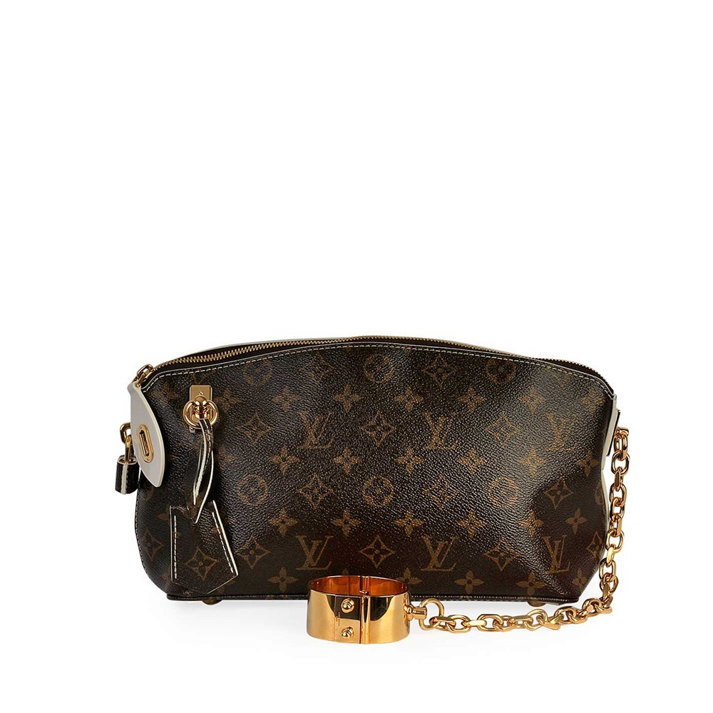 LOUIS VUITTON Monogram Fetish Lockit Clutch - Limited Edition | Luxity