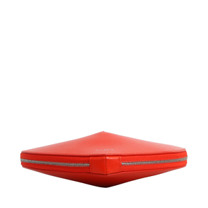Leather Le Coeur Crossbody Bag Red, view 6