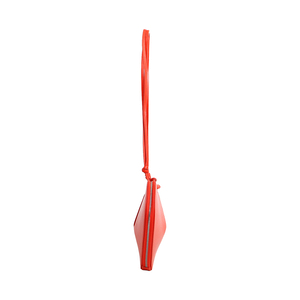 Leather Le Coeur Crossbody Bag Red, view 4