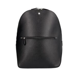 Sartorial Leather Backpack Black