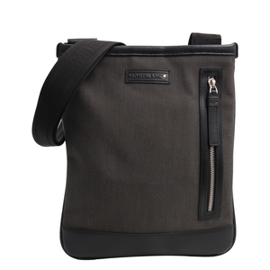 Canvas/Leather Meisterstuck Crossbody Bag Black/Grey