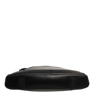 Nylon/Leather Nightflight Laptop Bag Black/Grey, view 7