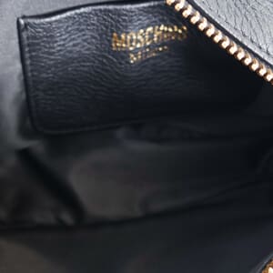 Leather Logo Camera Bag Black, view 8