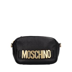 Leather Logo Camera Bag Black, view 4