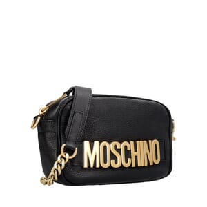 Leather Logo Camera Bag Black, view 2