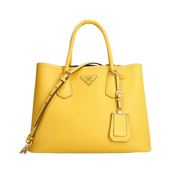 Saffiano Double Medium Bag Yellow