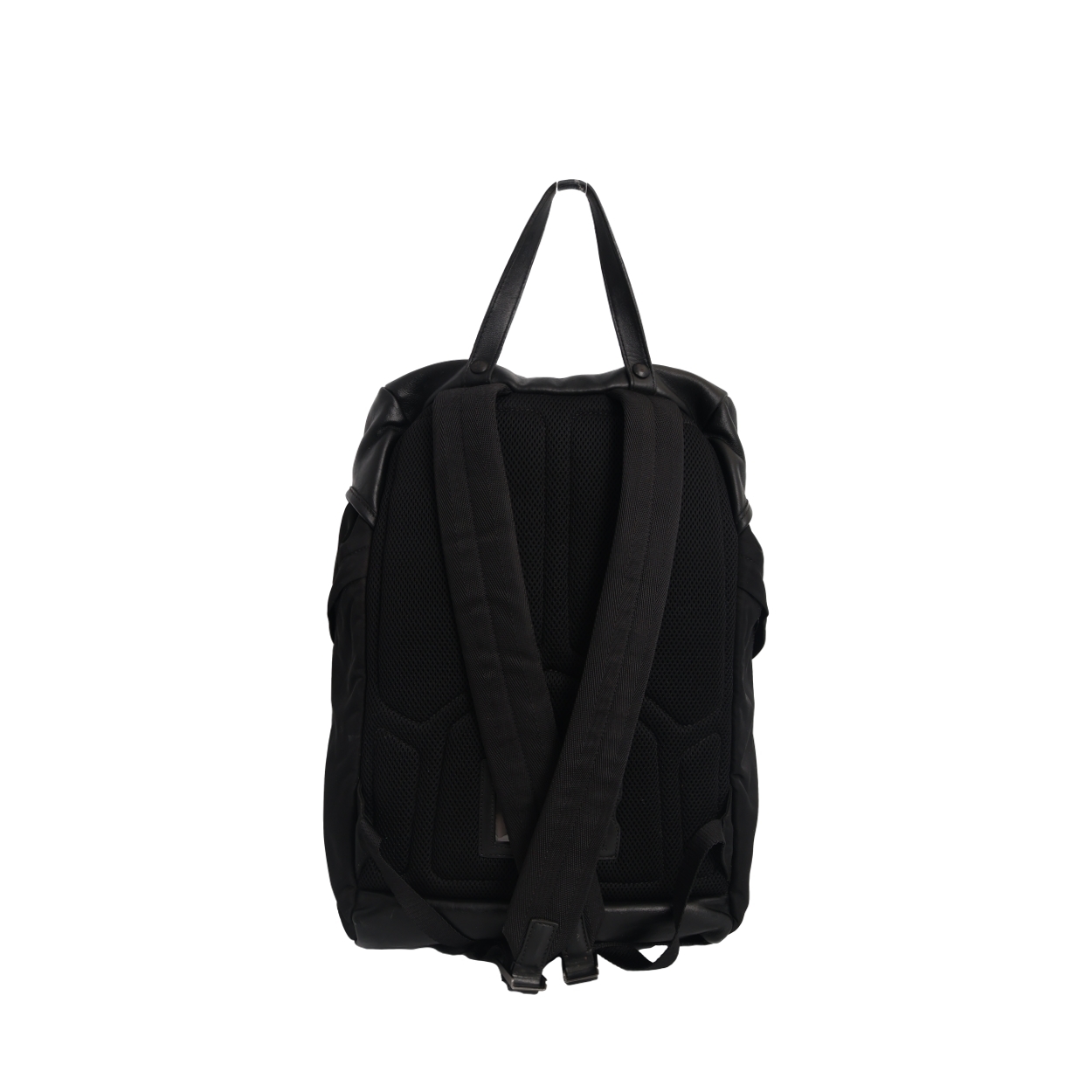 PRADA Leather/Nylon Backpack Black | Luxity