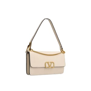 Leather Belt Bag White, view 2