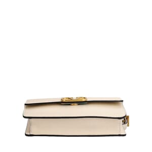 Leather Belt Bag White, view 6