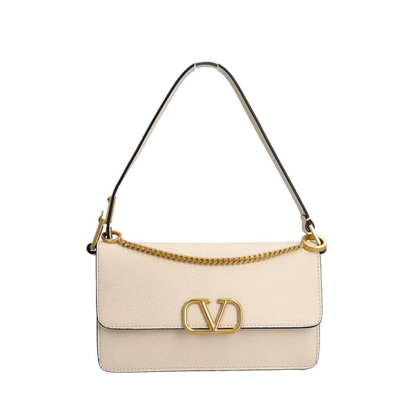 VALENTINO Leather Belt Bag White | Luxity