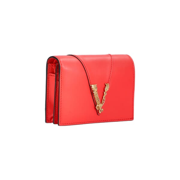 Vitello Virtus Small Wallet Red