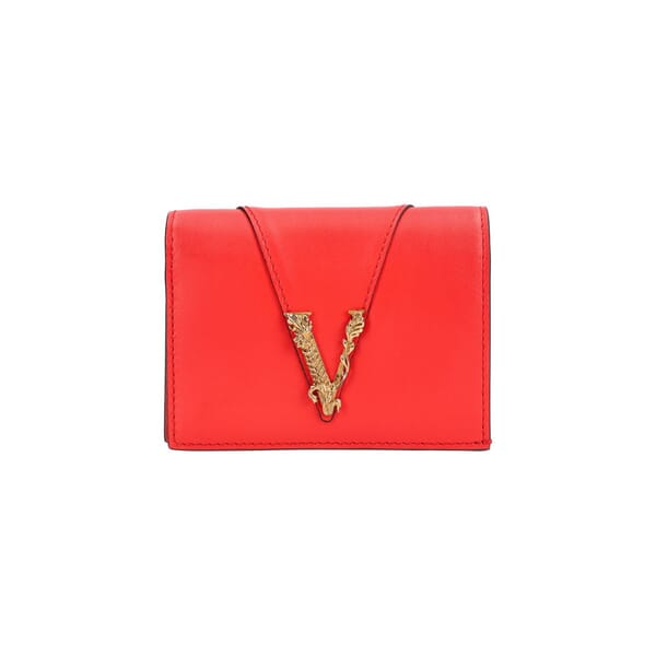 Vitello Virtus Small Wallet Red