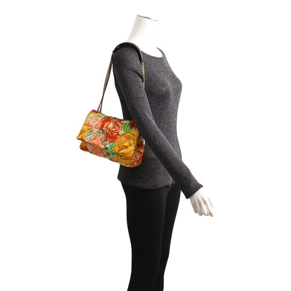 Satin Jamie Shoulder Bag Floral