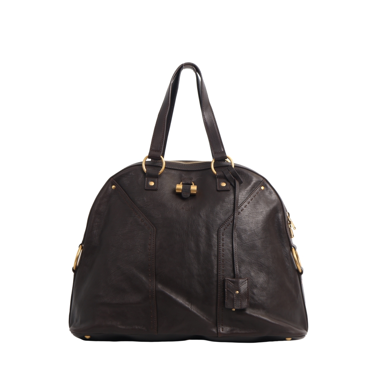 Vintage Leather Sac Muse Tote Brown