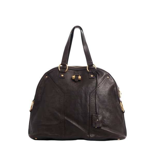 Vintage Leather Sac Muse Tote Brown