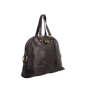 Vintage Leather Sac Muse Tote Brown, view 2