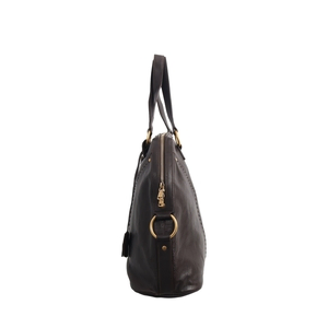 Vintage Leather Sac Muse Tote Brown, view 5